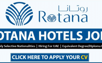 Rotana Careers 2022 Hotels & Resorts in Dubai
