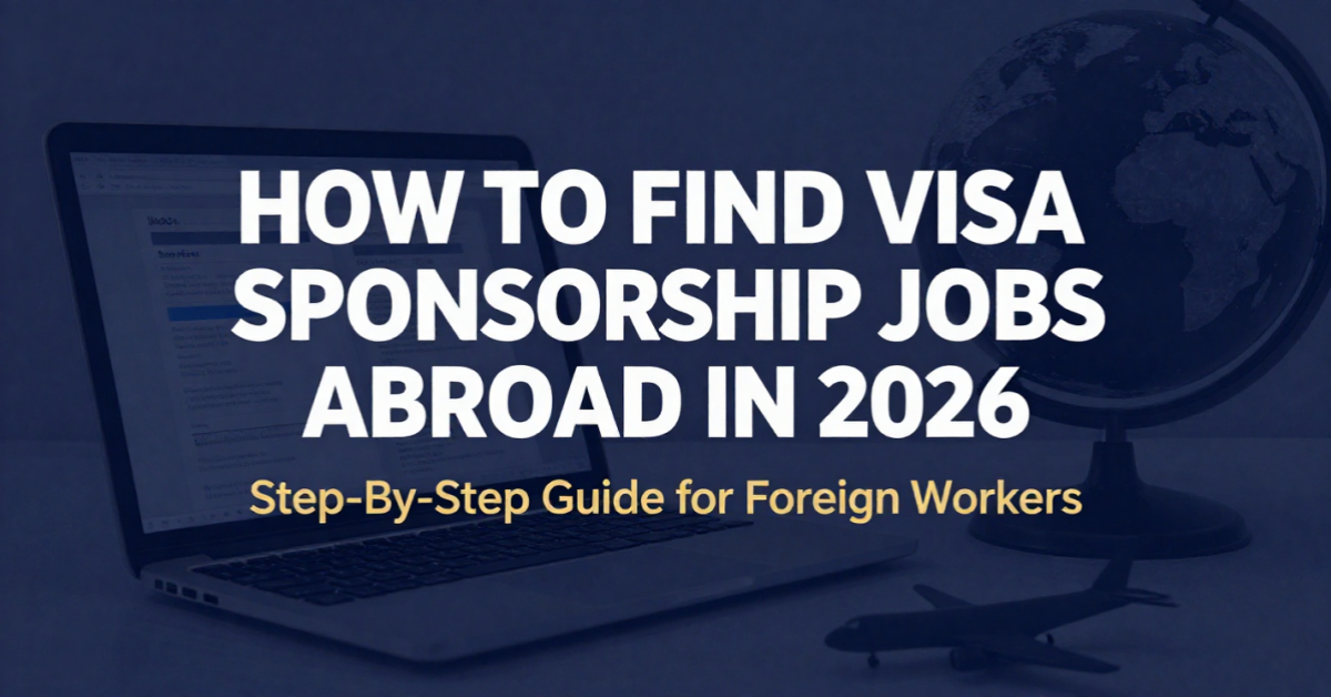 How to Find Visa Sponsorship Jobs Abroad in 2026